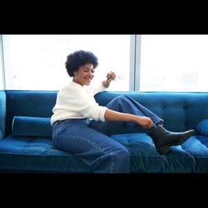 Frank and Oak Wide Leg Jeans